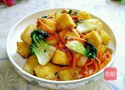 小白菜炒馒头的做法图解10