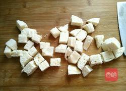 小白菜炒馒头的做法图解3