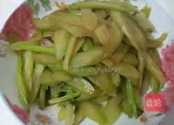 陈醋炒西芹的做法图解9
