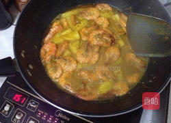 土豆咖喱虾的做法图解8