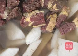 牛腩炖萝卜的做法图解4