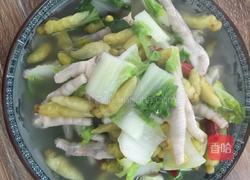 泡椒凤爪炖白菜的做法图解4