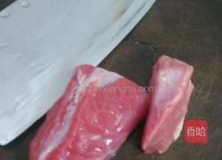 芥兰炒牛肉的做法图解1