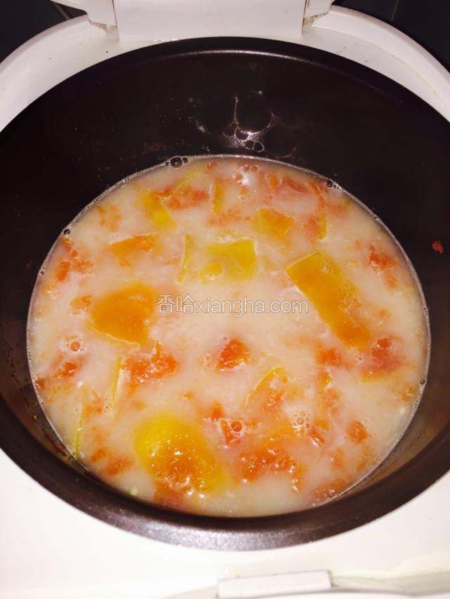 最后加入椰浆搅匀即可食用。