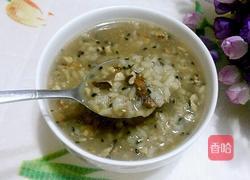 黑芝麻核桃粥的做法图解8