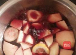 肉桂红酒煮苹果的做法图解4