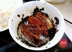 萝卜丁扣肉米饭的做法图解4