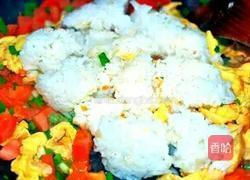 番茄鸡蛋炒饭的做法图解6