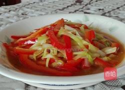 甜椒炒韭黄的做法图解10