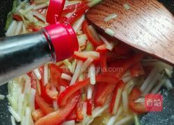 甜椒炒韭黄的做法图解9