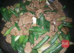 青蒜炒猪肝的做法图解5