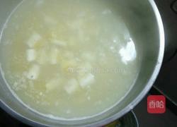 小米山药粥的做法图解2