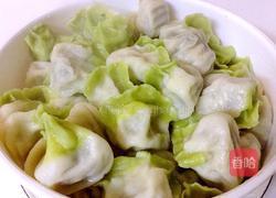 翡翠白菜饺子的做法图解12