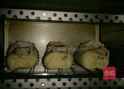 胡萝卜餐包（棕心紫薯、香葱鱼板）的做法图解12