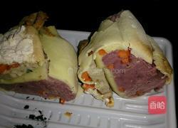 胡萝卜餐包（棕心紫薯、香葱鱼板）的做法图解16