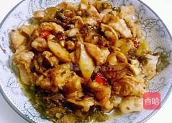 酸菜炒大肠的做法图解7