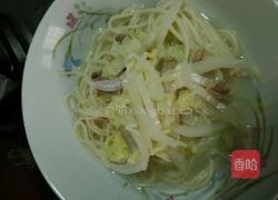 白菜汤面条的做法图解7