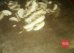 菜心蘑菇羹的做法图解2