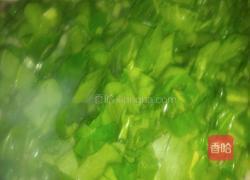 菜心蘑菇羹的做法图解4