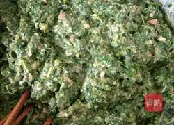 荠菜圆子的做法图解4