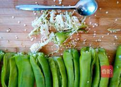 肉酿尖椒的做法图解3