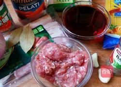 意大利面（红酒肉酱长面）的做法图解1