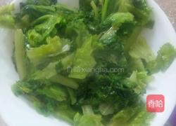 火爆手撕肉末生菜，的做法图解2