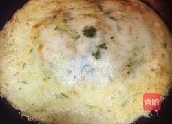 香菜葱花蛋饼的做法图解4
