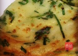 香菜葱花蛋饼的做法图解8