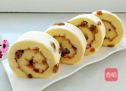 葡萄干果酱蛋糕卷的做法图解22
