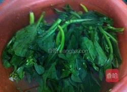 芥蓝腊肠炒饭的做法图解4