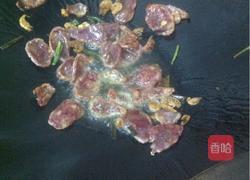 芥蓝腊肠炒饭的做法图解9