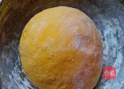 南瓜玫瑰花卷的做法图解5