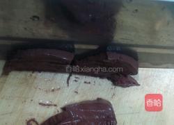 猪血韭菜汤的做法图解3