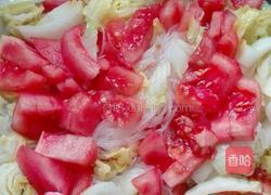 娃娃菜粉丝炒番茄的做法图解9