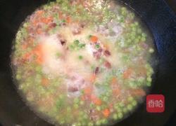 腊肠豆焖饭的做法图解7