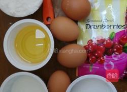 蔓越莓蛋糕卷的做法图解1