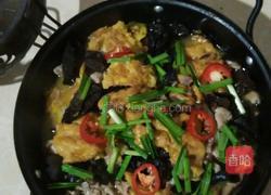 香菇，鸡蛋干锅的做法图解7