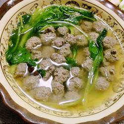 牛肉丸子汤的做法[图]