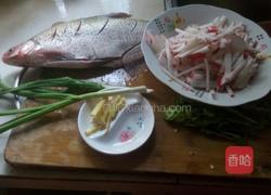 武昌鱼烧萝卜丝的做法图解1