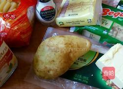 意大利面(培根土豆焗通心粉)的做法图解1