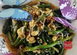 凉拌菠菜豆芽的做法图解5