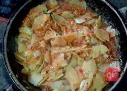 辣酱白菜土豆片的做法图解6