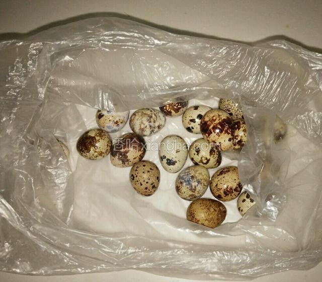 准备好鹌鹑蛋