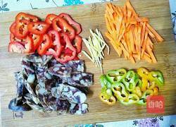 爆炒腊肠的做法图解2