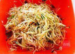 豆芽拌三丝的做法图解10
