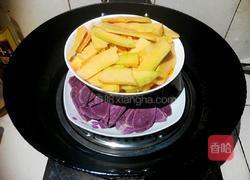 紫薯南瓜饼的做法图解2