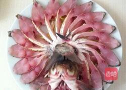 孔雀开屏鱼的做法图解3