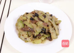 豆豉鲮鱼炒凉瓜的做法图解8