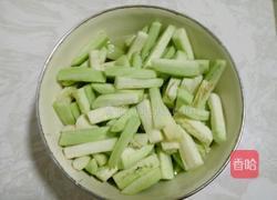 肉沫茄条的做法图解1